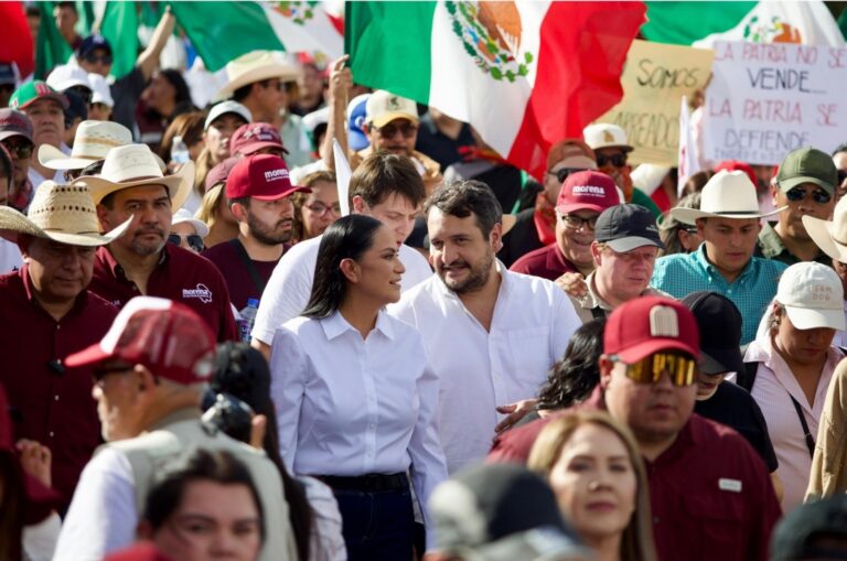 La dirigente nacional de Morena
